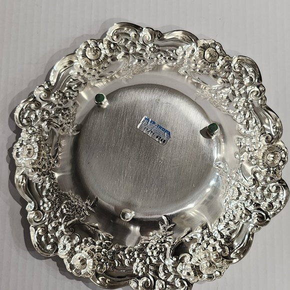 Vintage WMF-IKORA, Silver Plated Tarnish Resistant Floral Design Bowl - Picture 5 of 10